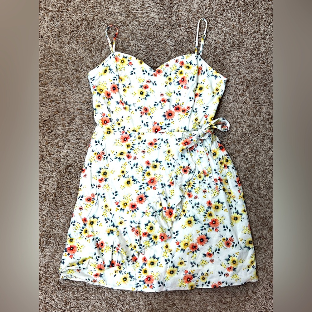 City Triangles - floral spaghetti strap dress~Size 11 (Juniors)